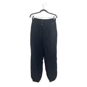 White Stag Women’s Vintage Black Insulated Snow Ski Pants Size 12 Elastic Waist